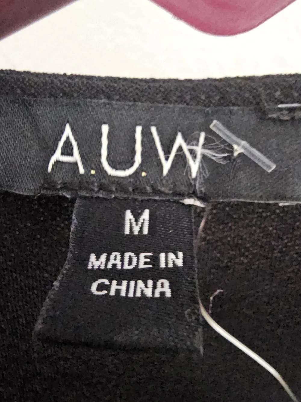 AUW Black Women's Short-Sleeve Open Cardigan